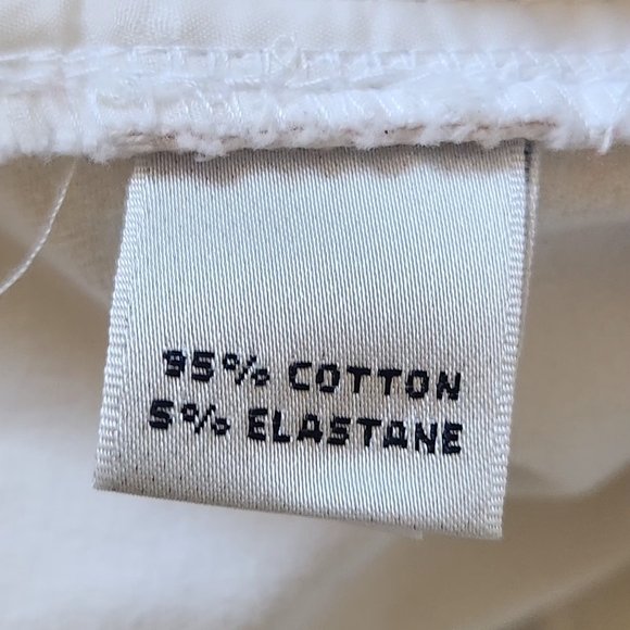 St. John Collection Women's Straight High-rise White Jeans Size 6 - Picture 8 of 14